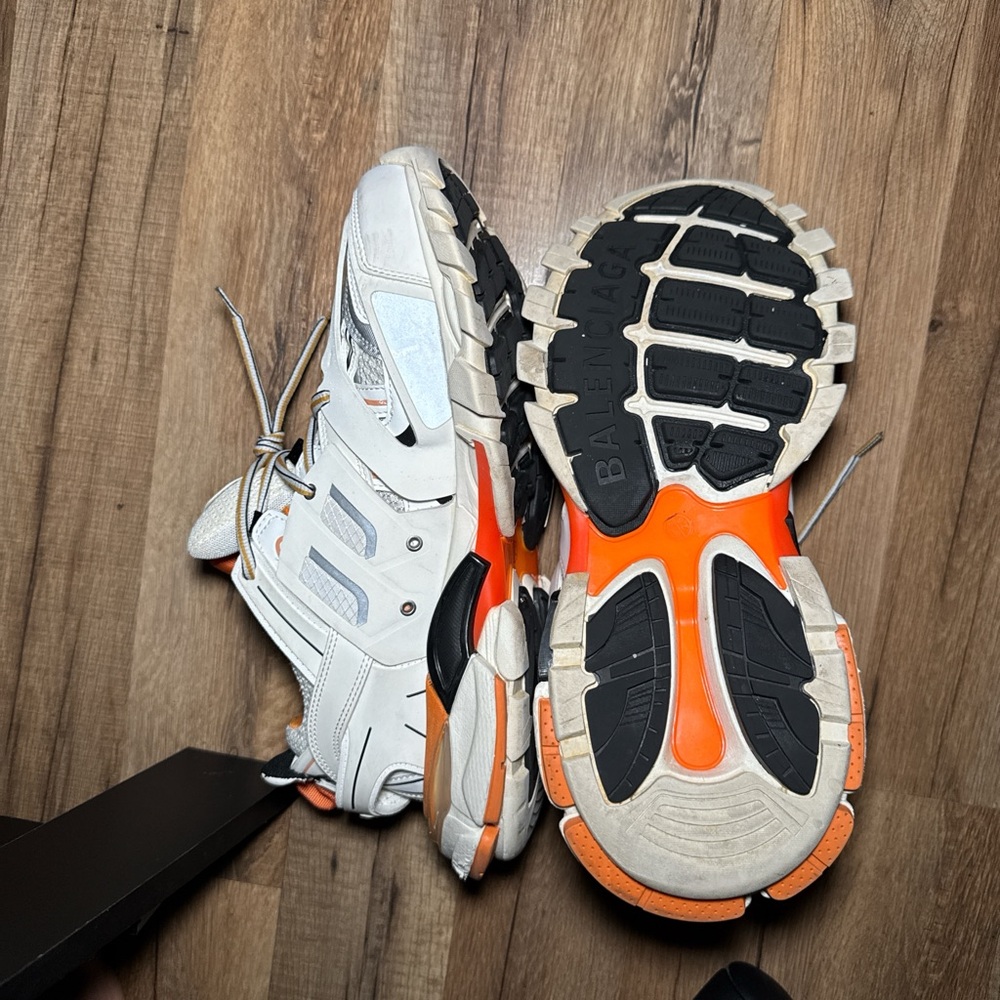 Balenciaga Track Sneakers White & Orange - Picture 3 of 3